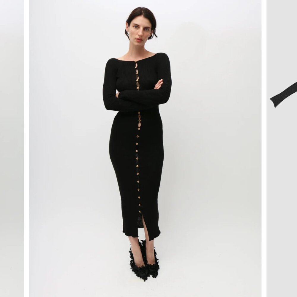 Black dande dress